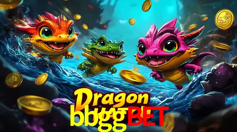 Arte promocional do jogo Dragon Hatch com três adoráveis dragões bebês nadando entre moedas de ouro, um dos slots mais divertidos para jogar no cassino bbggbet.