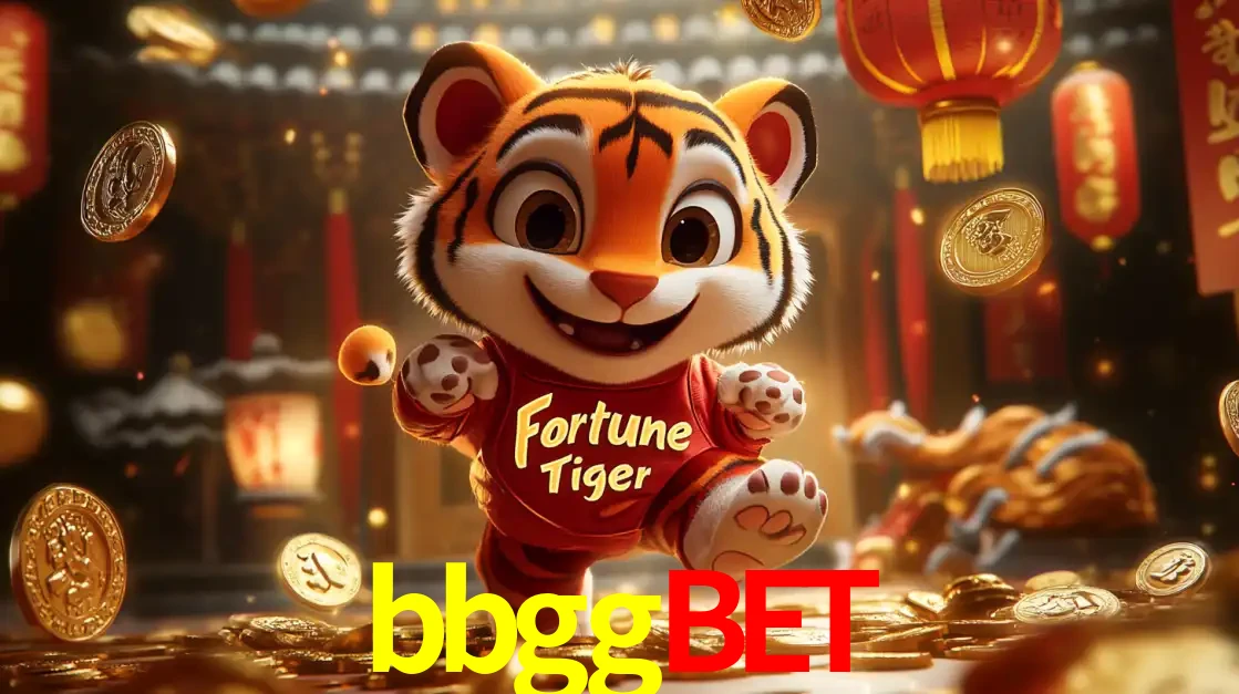 O alegre personagem do Fortune Tiger correndo sobre um caminho de moedas de ouro, simbolizando os grandes prêmios e a diversão do popular jogo de slot do bbggbet.
